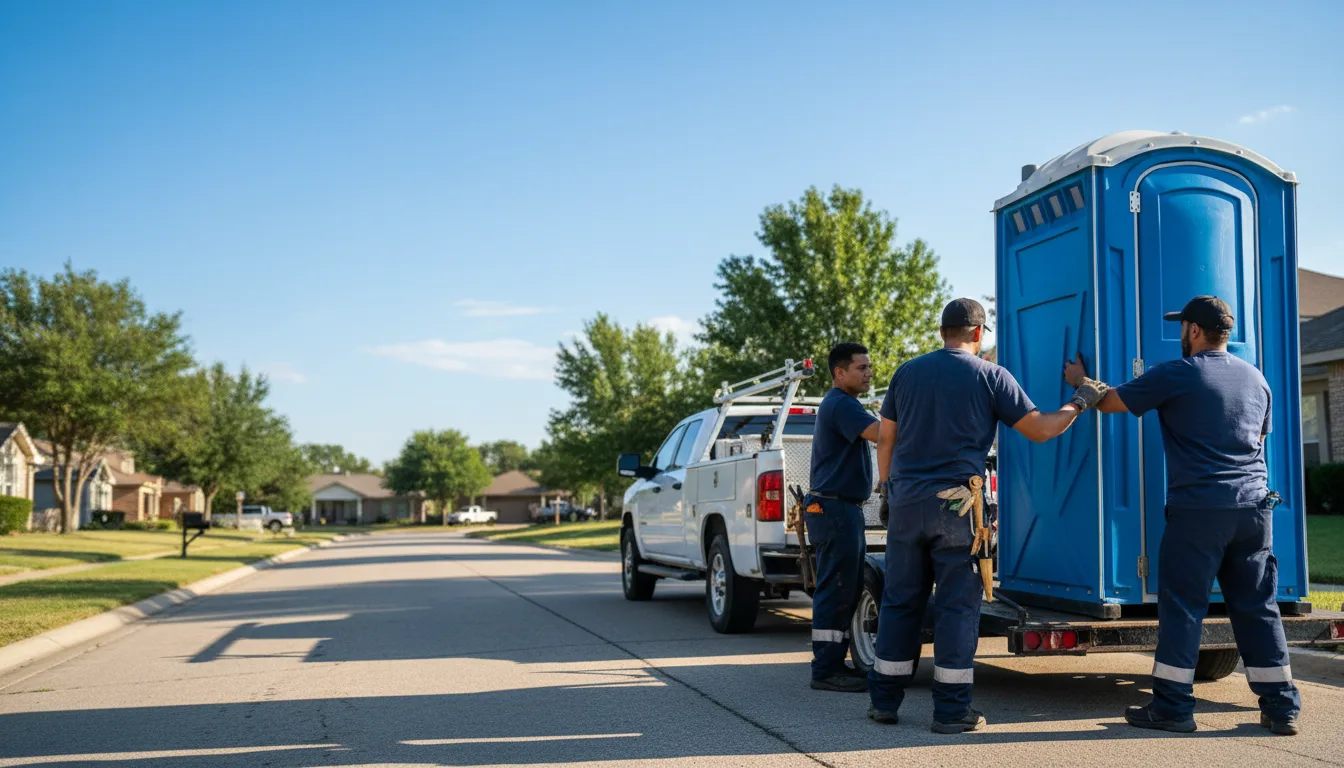 Portable Toilet Rental in Whitesboro, OK near me